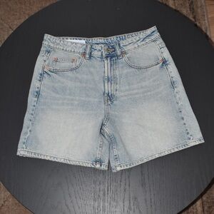 Zara Light Blue Jean Shorts